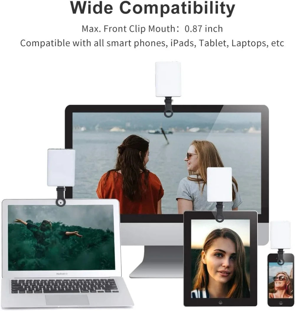 Portable Clip-on Selfie Light